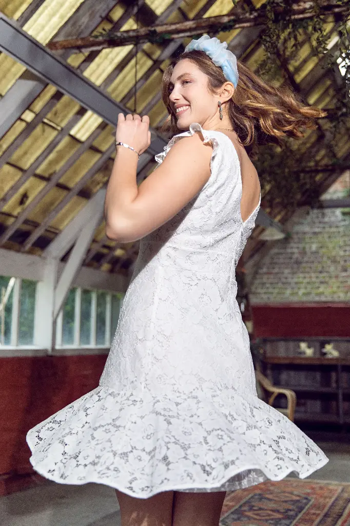 LolaLiza Kanten Mini Jurk