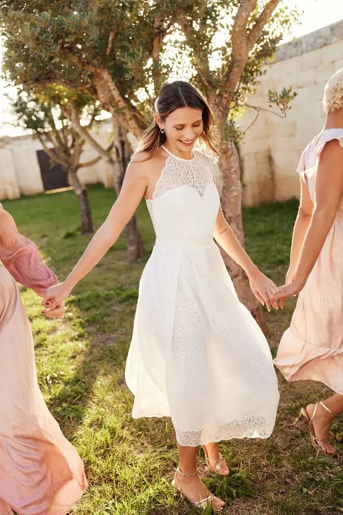 LolaLiza Kanten Midi Jurk